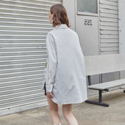 Heavy-duty embroidered loose shirt