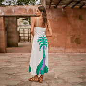 Vacation Style Maxi Printed Dress
