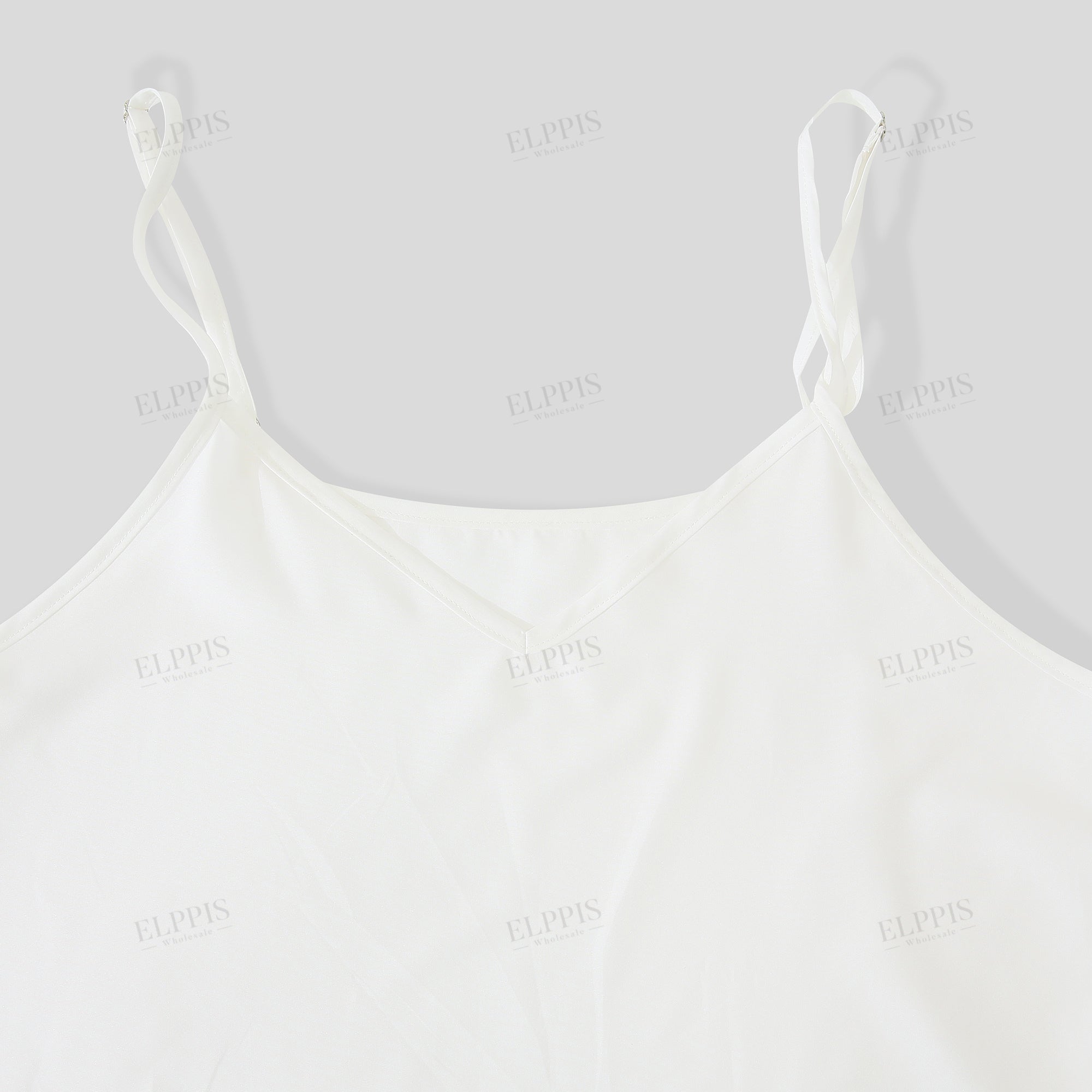 Chiffon positioned floral H-line long sleeve woven top