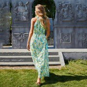 Printed sleeveless dress