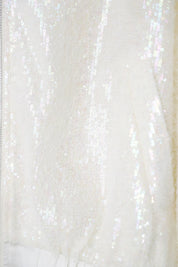 Iridescent Sequin Elastic-Waist Shorts — design detail 3