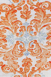 Paisley Print Viscose-Nylon Blend Bustier Puff-Sleeve Maxi Dress — Product Detail 2