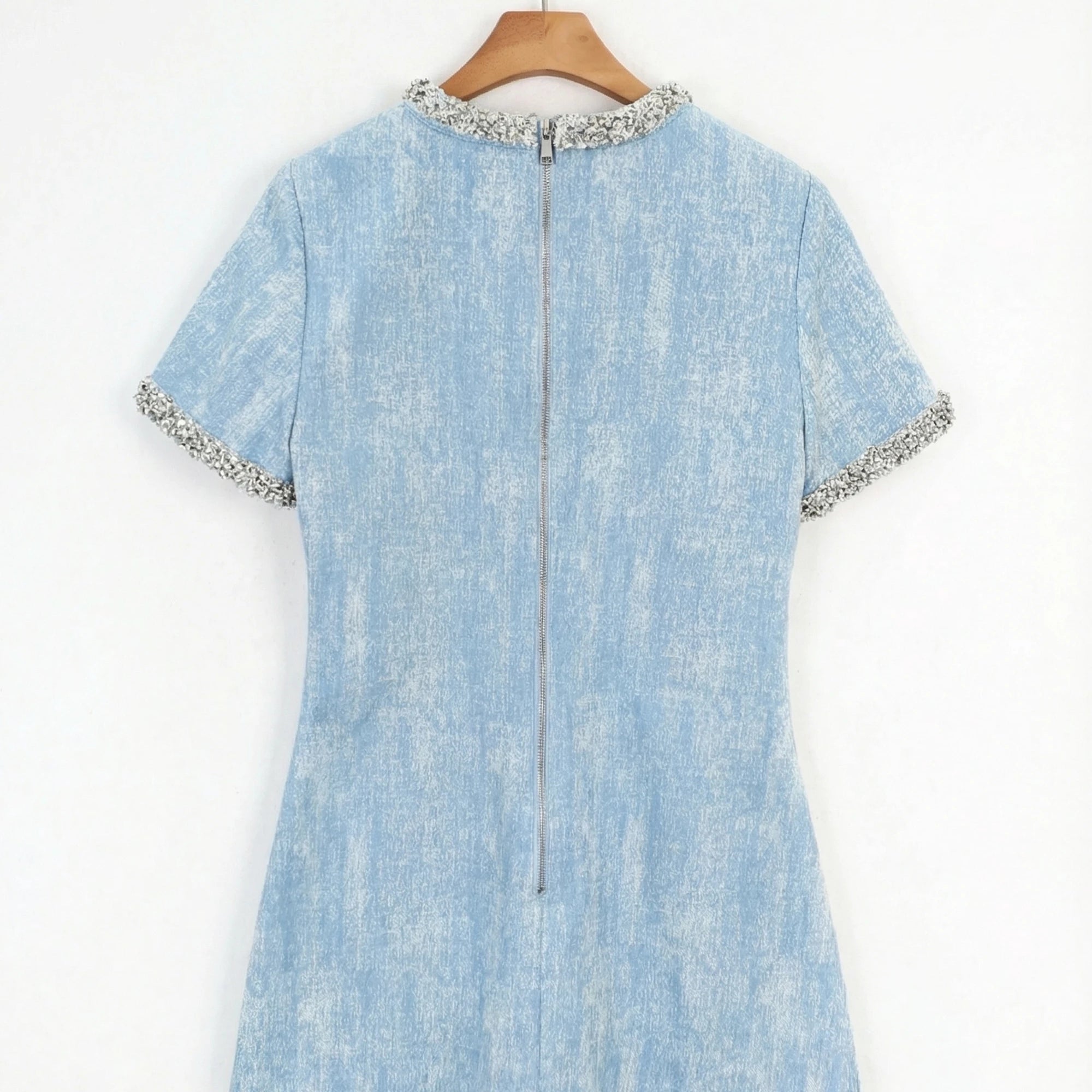 Elppis Polyester Dress, product packshot on white background — SKU 1J6K09631BN