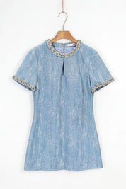 Elppis Polyester Dress, product packshot on white background — SKU 1J6K09631BN