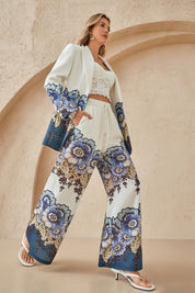 Elppis Polyester Top, editorial styling view on model — SKU 1J6W10566BO
