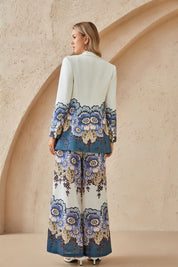 Elppis Polyester Top, editorial styling view on model — SKU 1J6W10566BO