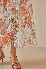 Elppis Sleeveless Cutout Lace Midi Shirt Dress, product detail view — SKU 1J5K09813BR