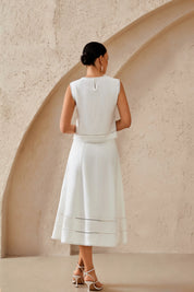 Elppis Viscose Blend Skirt, editorial styling view on model — SKU 1B5J09171WW