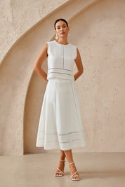 Elppis Viscose Blend Skirt, editorial styling view on model — SKU 1B5J09171WW