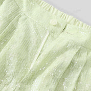 Sequin wide-leg trousers